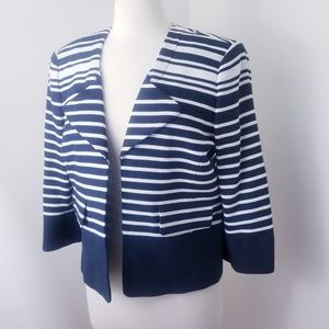 Classiques Entier navy striped blazer Size Large